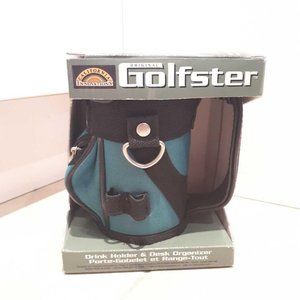 VINTAGE CALIFORNIA INNOVATIONS GOLF BAG DRINK HOLDER & DESK ORGANIZER.....BRAND